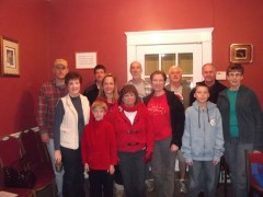 Some of the folks serving up some love to the needy families in Charlotte, NC