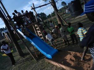 The slides we installed are favorites.