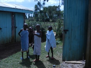 Water is life, a Kenyan saying.  A shower is good life.