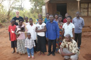 Moses and I with the team at SOHAC Ministry