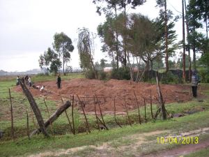 Footprint for the 4 room Building #1