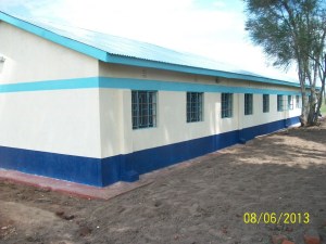 Back of the building