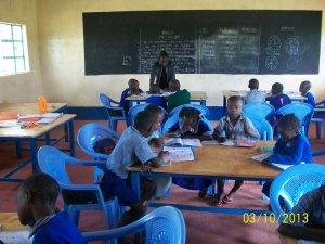 Note the quality tables and chairs used to group students