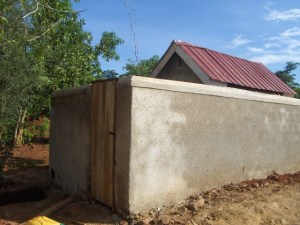 Pastor Paul says "The latrine (and bath house) is the best around the whole community ,i bet even in the whole sub-county"