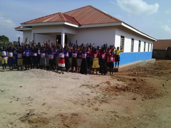 All the SOH kids and their new clothes in front of the new Boys Dorm. 