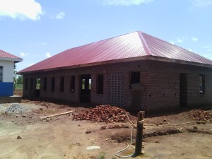 Roof on.  Next step is the interior plastering.