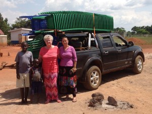 Kathy and her church purchased 100 more plastic chairs for needed capacity for the church.