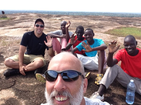 John and I took the oldest boys on a leadership and prayer excursion to the top of a granite hill that is still used in witchcraft practices including child sacrifice. Reportedly inhabited by demons and local superstition. We discussed the power of the Holy Spirit in us, why we have no reason to fear, and prayed for the community. These boys will become team leaders of groups of younger boys at the Home.